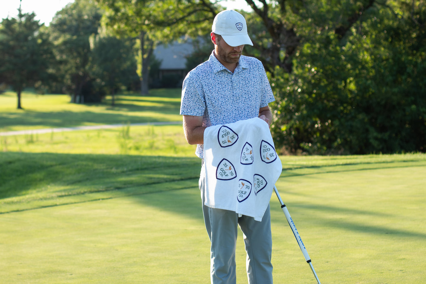 35x70 Golf Co. Dancing Caddy Towel