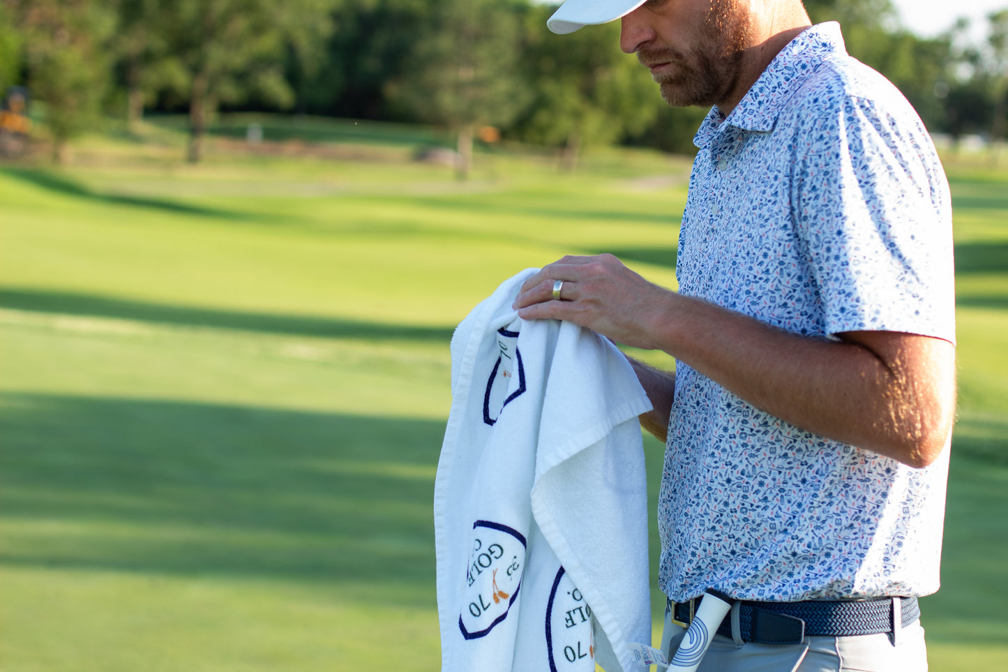 35x70 Golf Co. Dancing Caddy Towel