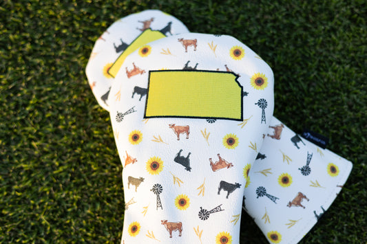 The Kansas Headcover - White Out 2.0