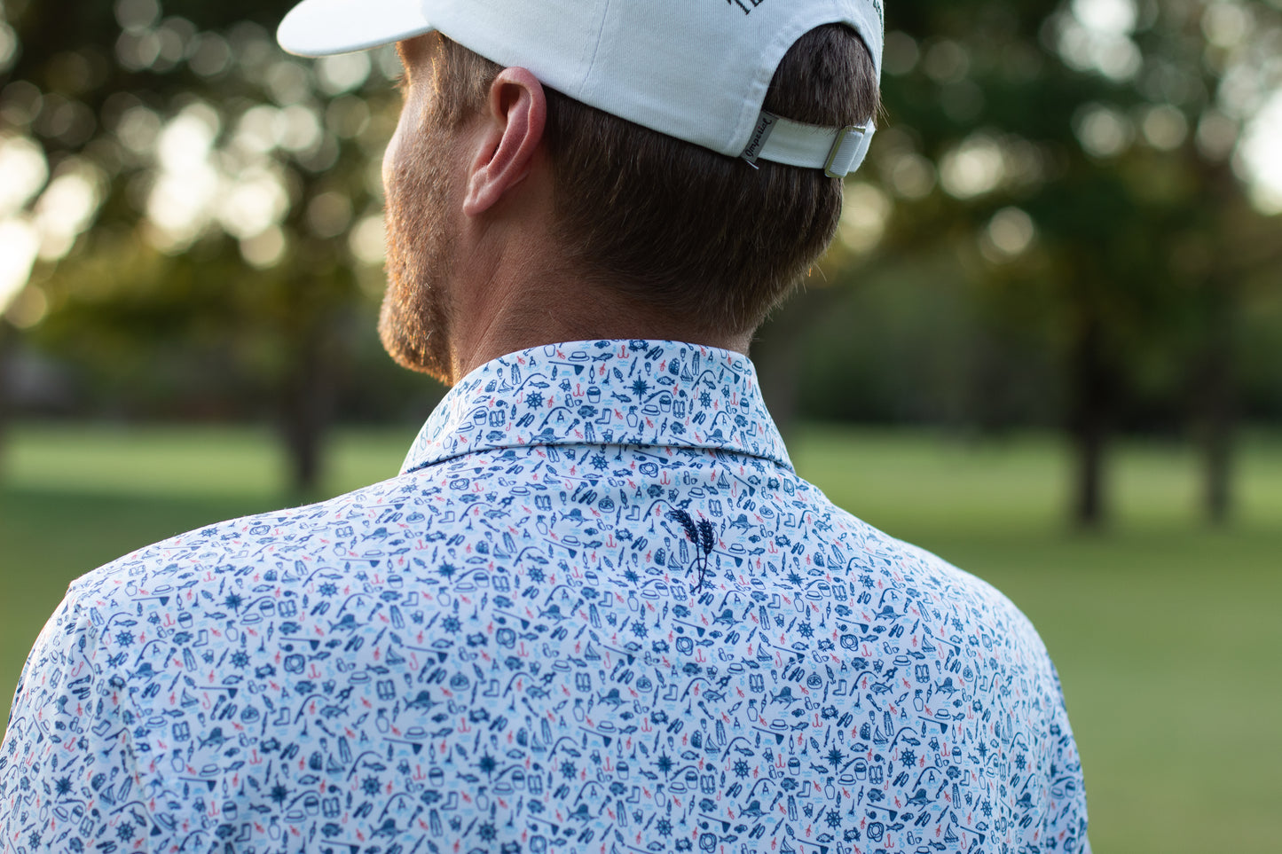Gone Fishin' Men's Polo