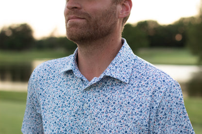Gone Fishin' Men's Polo