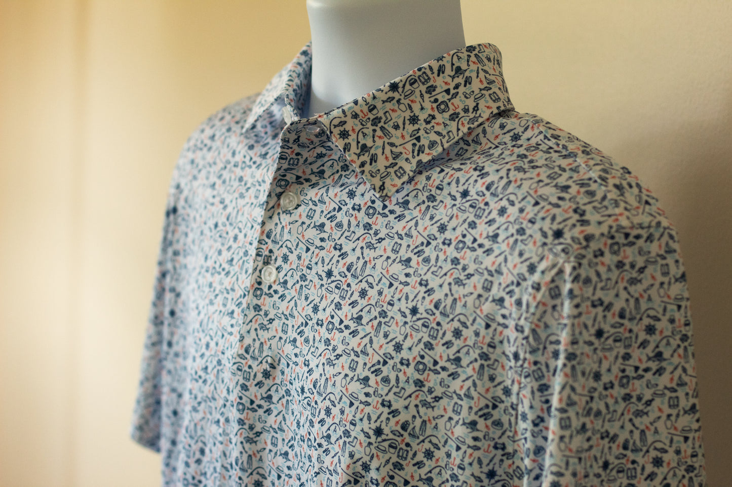 Gone Fishin' Men's Polo