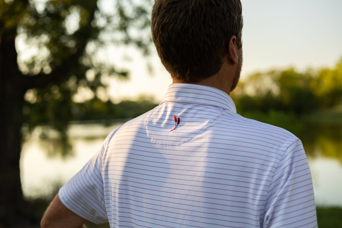 Open Road Stripe Men's Polo