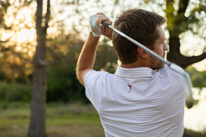Open Road Stripe Men's Polo