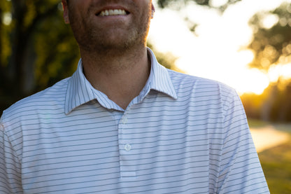 Open Road Stripe Men's Polo