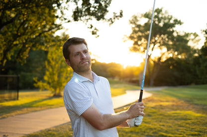 Open Road Stripe Men's Polo