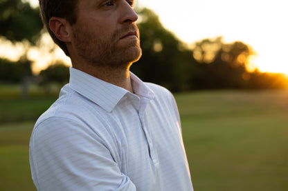 Open Road Stripe Men's Polo