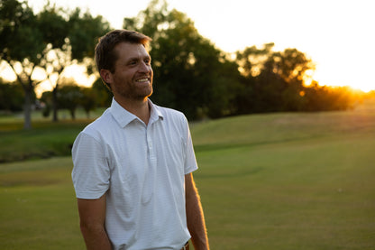 Open Road Stripe Men's Polo