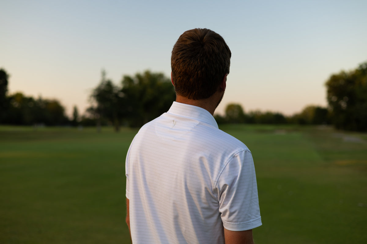 Open Road Stripe Men's Polo