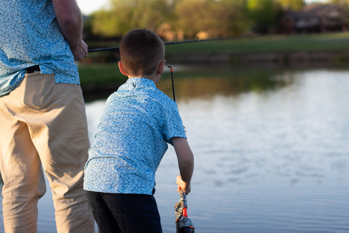 Gone Fishin' Kids' Polo