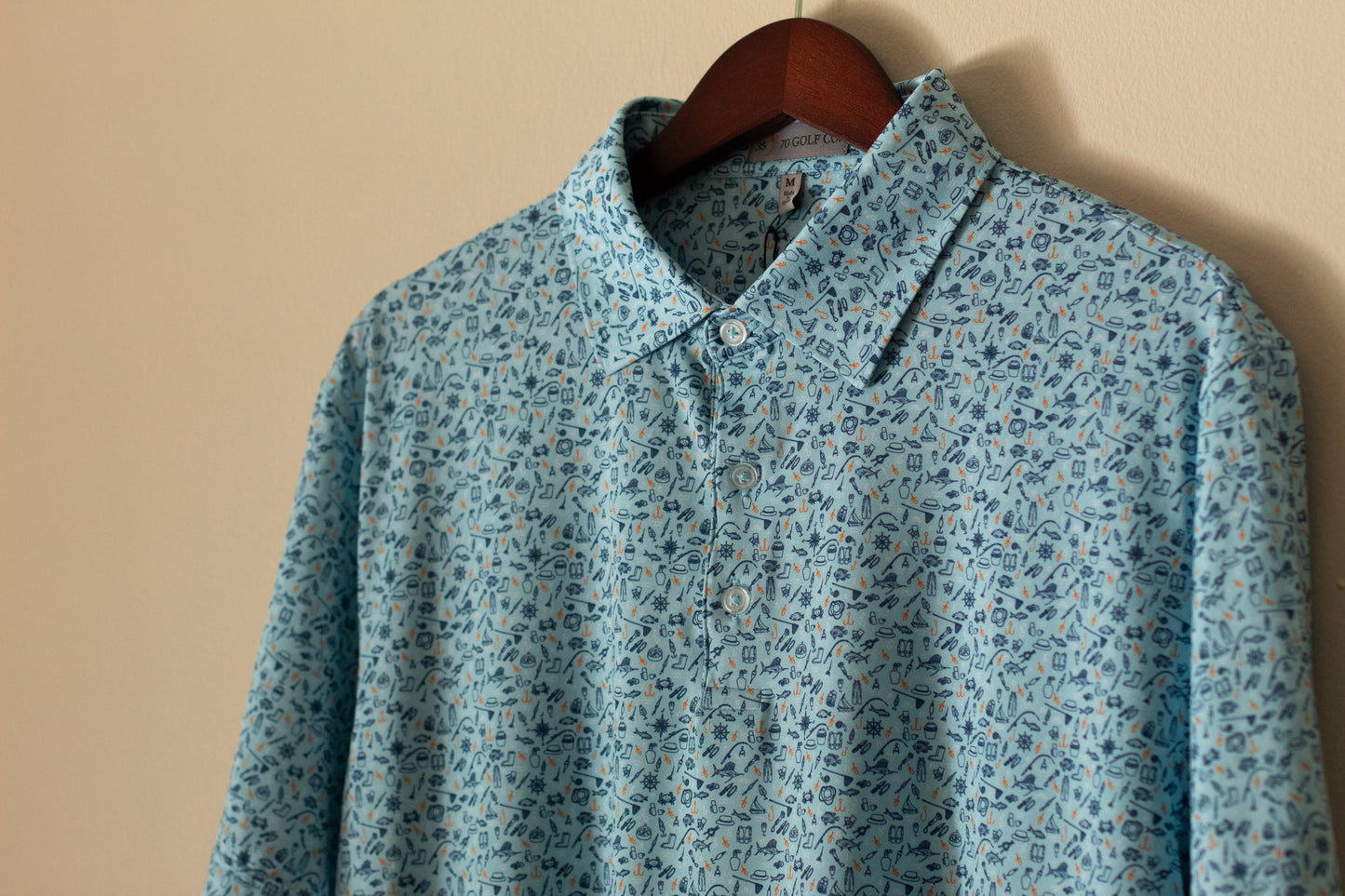 Gone Fishin' Men's Polo